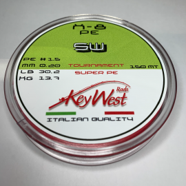 Key West SW Tournament Super PE #1.5 150mt X-8 Pink